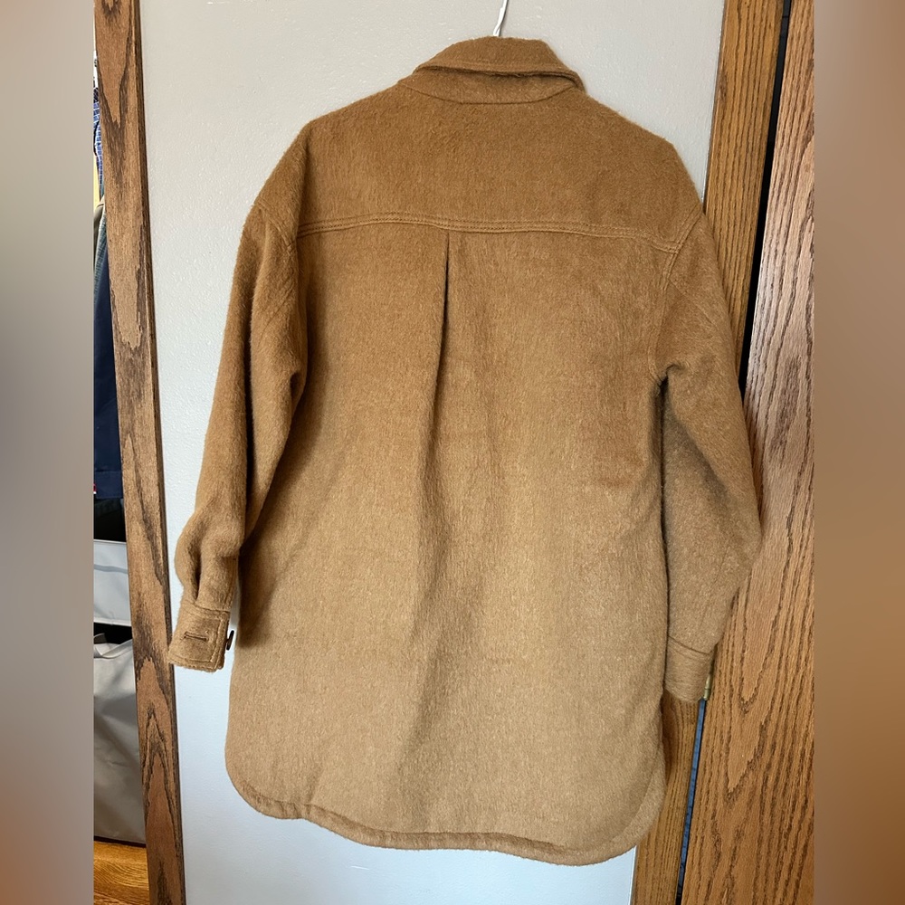 Soft brushed Long Utility Shacket - Picture 5 of 6